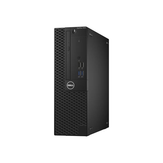 Restored Dell OptiPlex 3050 - SFF - Core i5 7500 / 3.4 GHz - RAM 8 GB - HDD 1 TB - DVD-Writer - HD Graphics 630 - Gigabit Ethernet - Win 10 Pro 64-bit - monitor: none - black - BTS (Refurbished)