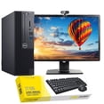 thumbnail image 1 of Restored Dell OptiPlex 3050 Windows 10 Pro Desktop Computer Intel Quad Core i5-6500 CPU 8GB RAM 500GB HDD 22" LCD Monitor with Wireless Keyboard and Mouse (Refurbished), 1 of 5