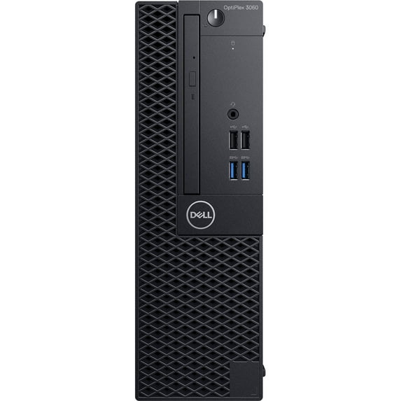 Restored Dell OptiPlex 3060 Desktop Computer - Core i3-8100 - 4GB RAM - 500GB HDD - Intel UHD Graphics 630 - Small Form Factor (Refurbished)