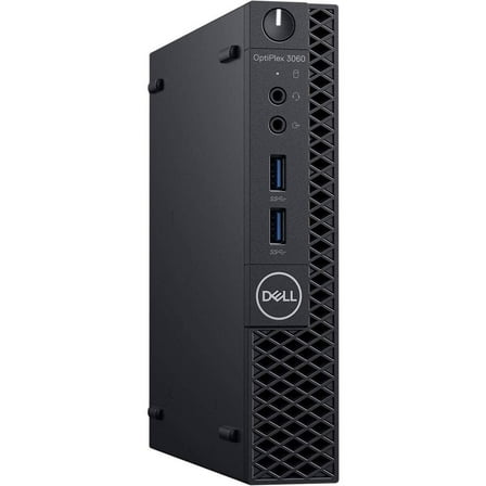 Restored Dell OptiPlex 3060 Micro Desktop Computer | Intel Hexa-Core i5-8500T (2.1 GHz)| 16GB RAM | 128GB SSD | Windows 11 Pro | Home or Office PC (Refurbished)