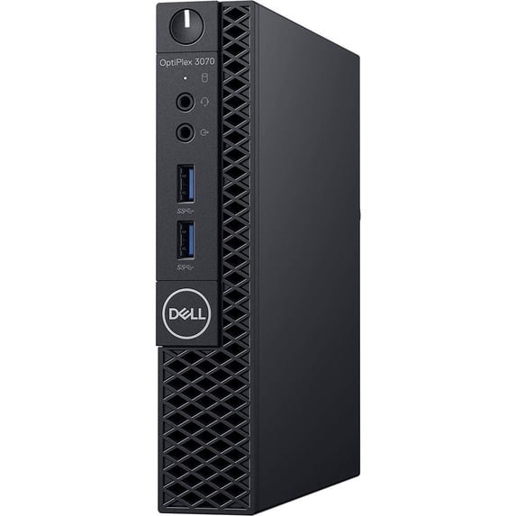 Restored Dell OptiPlex 3070 Micro Desktop Computer | Intel Hexa-Core i3 (3.6 GHz) | 16GB RAM | 256GB SSD | Windows 11 Pro | Home or Office PC (Refurbished)