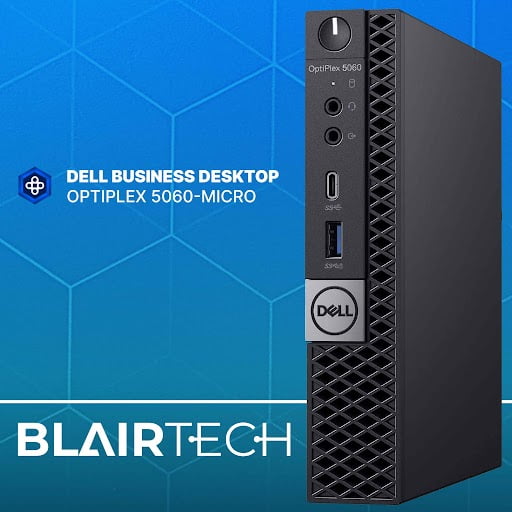 Restored Dell OptiPlex 5060 Micro Desktop Computer Hexa Core Intel i5 (3.2GHz) 16GB DDR4 RAM 500GB SSD Solid State Windows 11 Professional Home or Office PC (Refurbished)
