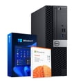thumbnail image 1 of Restored Dell OptiPlex 5060 Windows 11 Desktop Computer + Office 365 Intel i5-8600 Six Core (4.3GHz Turbo) 16GB DDR4 RAM 500GB SSD + 1TB HDD WiFi + Bluetooth Home or Office PC (Refurbished), 1 of 6