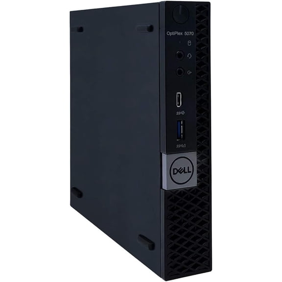 Restored Dell OptiPlex 5070-Micro, Core i7-9700T 2.0GHz, 8GB RAM, 256GB Solid State Drive, Windows 11 Pro 64Bit