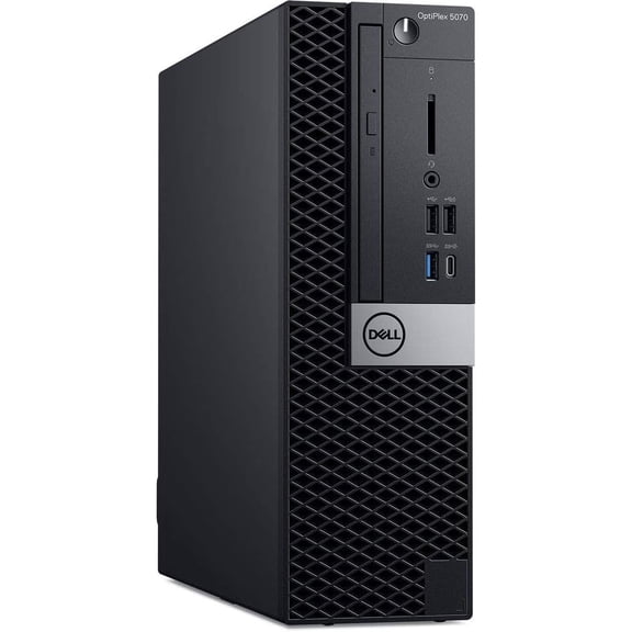 Restored Dell OptiPlex 5070 SFF Desktop Computer | Intel Octa-Core i7-9700 (3.0 GHz)| 8GB RAM | 128GB SSD | Windows 11 | Home or Office PC (Refurbished)