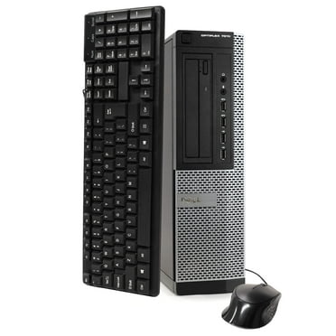 Restored Dell OptiPlex 7010 Desktop Tower Computer, Intel Core i5, 8GB RAM, 500GB HD, DVD-ROM, Windows 10 Home, Black (Refurbished)