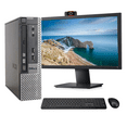 thumbnail image 1 of Restored Dell OptiPlex 7010 USFF Computer Desktop PC, Intel i5 3.2GHz, 8GB Ram, 120GB SSD Drive, Wifi & Bluetooth, BTO Wireless Keyboard And Mouse, 19 Inch FHD LED Monitor, WebCam, Windows 10 (Refurbished), 1 of 7