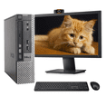 thumbnail image 1 of Restored Dell OptiPlex 7010 USFF Computer Desktop PC, Intel i5 3.2GHz, 8GB Ram, 500GB Hard Drive, Wifi & Bluetooth, Wireless Keyboard And Mouse, 24 Inch FHD Monitor, Webcam, Windows 10 (Refurbished), 1 of 7