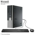 thumbnail image 1 of Restored Dell OptiPlex 7010 USFF, Intel Quad Core I7-3770S up to 3.9G, 4G DDR3, 256G SSD, WiFi, BT 4.0, USB 3.0, VGA, DP, W10P64-Multi Languages Support (EN/ES/FR) (Refurbished), 1 of 7