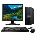 thumbnail image 1 of Restored Dell OptiPlex 7060 SFF Desktop Intel Core i5-8400 3.00GHz 8GB RAM 128GB SSD Keyboard and Mouse Wi-Fi 19" LCD Monitor Windows 10 Pro PC (Refurbished), 1 of 5
