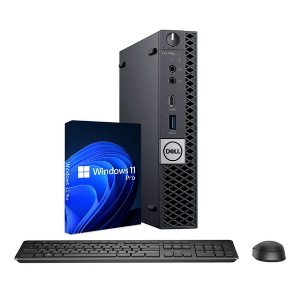 Restored Dell OptiPlex 7070 Micro Mini/Tiny PC Windows 11 Pro Computer- Intel Hexa-Core I5-8500T Processor Up to 3.50 Ghz | 32GB DDR4 RAM | 1TB NVMe SSD | Wireless Keyboard Mouse (Refurbished)