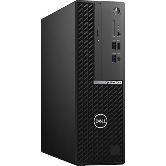 Restored Dell OptiPlex 7080 SFF Desktop Computer | Intel Hexa-Core i5-10500 (3.1 GHz)| 8GB RAM | 256GB SSD | Windows 11 | Home or Office PC (Refurbished)
