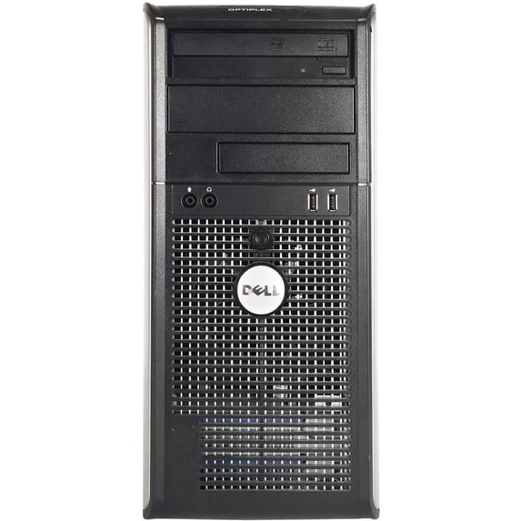 Restored Dell OptiPlex 780 Tower Desktop PC with Intel Core 2 Duo E8400 Processor, 4GB Memory, 160GB Hard Drive and Windows 10 Pro (Monitor Not Included) (Refurbished)