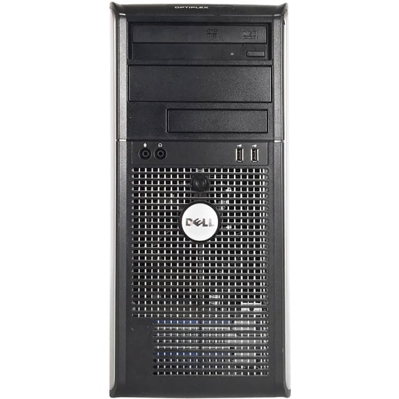 Restored Dell OptiPlex 780 Tower Desktop PC with Intel Core 2 Duo E8400 Processor, 4GB Memory, 320GB Hard Drive and Windows 10 Pro (Monitor Not Included) (Refurbished)