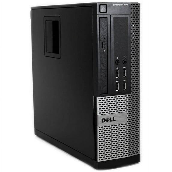 Restored Dell OptiPlex 790 Desktop Tower Computer, Intel Core i5, 4GB RAM, 250GB HD, DVD-ROM, Windows 10 Pro 64-bit, Black (Refurbished)