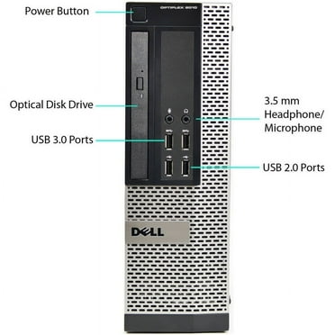 Restored Dell OptiPlex 9010 Desktop Tower Computer, Intel Core i5, 8GB RAM, 1TB HD, DVD-RW, Windows 10 Pro 64-bit, Black (Refurbished)