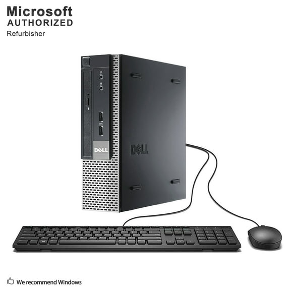 Restored Dell OptiPlex 9010 USFF Desktop PC, Intel Quad Core I53470S 2.9Ghz, 16G DDR3, 500G HDD, VGA, DP, WiFi, Bluetooth, Mouse and Keyboard, Windows 10 Pro 64 Bit (Refurbished)