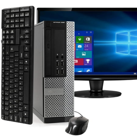 Restored Dell OptiPlex 9020 Desktop Computer Bundle with 22  Monitor  Intel Core i5  8GB RAM  1TB HD  DVD-ROM  Windows 10 Pro  Black (Refurbished) product image for price tracking