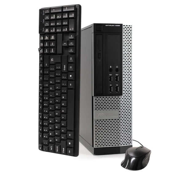 Dell OptiPlex 9020 desktop tower computer, Intel Core i5, 16GB RAM, 1TB HD, DVD-ROM, Windows 10 Home, Black