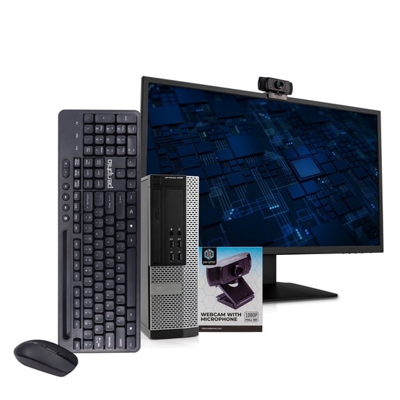 Restored Dell OptiPlex 9020 Desktop Tower Computer, Intel Core i5, 16GB RAM, 512GB SSD, DVD-RW, Windows 10 Professional 64Bit, Black (Refurbished)