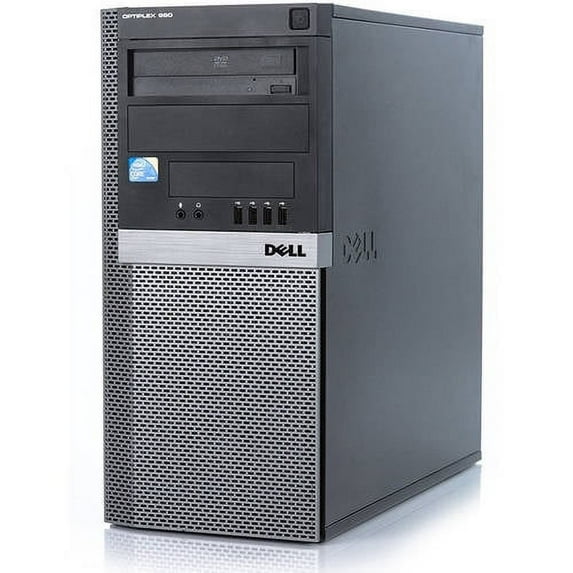 Restored Dell OptiPlex 980 - Tower - 1 x Core i5 650 / 3.2 GHz - RAM 4 GB - HDD 1 TB - HD Graphics - GigE - Win 10 Pro - monitor: none (Refurbished)