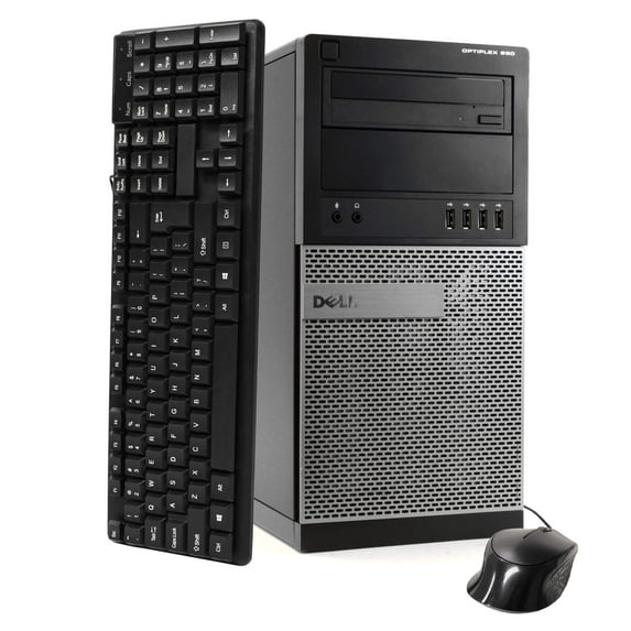 Restored Dell OptiPlex 990 Tower Computer PC, 3.40 GHz Intel i7 Quad Core Gen 2, 8GB DDR3 RAM, 512GB SSD Hard Drive, Windows 10 Professional 64 bit (Refurbished)