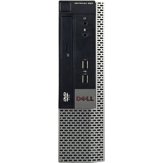 Restored Dell OptiPlex 990 USFF Desktop Computer with Intel Core i5-2400S Processor, 8GB Memory, 320GB Hard Drive and Windows 10 Professional - Desktop PC (Refurbished)