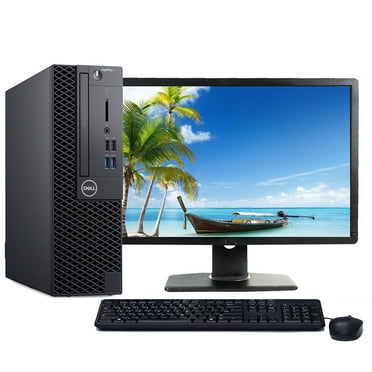Restored Dell OptiPlex Desktop Computer with a Intel Core i5 7th gen Processor, choose Memory, Hard drive, and LCD Options - Windows 10 PC (Refurbished)