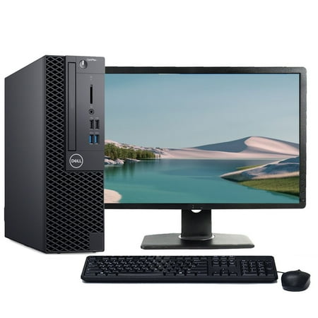 Restored Dell OptiPlex Desktop Computer with a Intel Core i7 8th gen Processor, choose Memory, Hard drive, and LCD Options - Windows 11 PC (Refurbished)