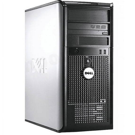 Restored Dell OptiPlex Desktop PC Tower Windows 10 Intel Core 2 Duo Processor 4GB Memory 80GB Hard Drive with DVD (Refurbished)