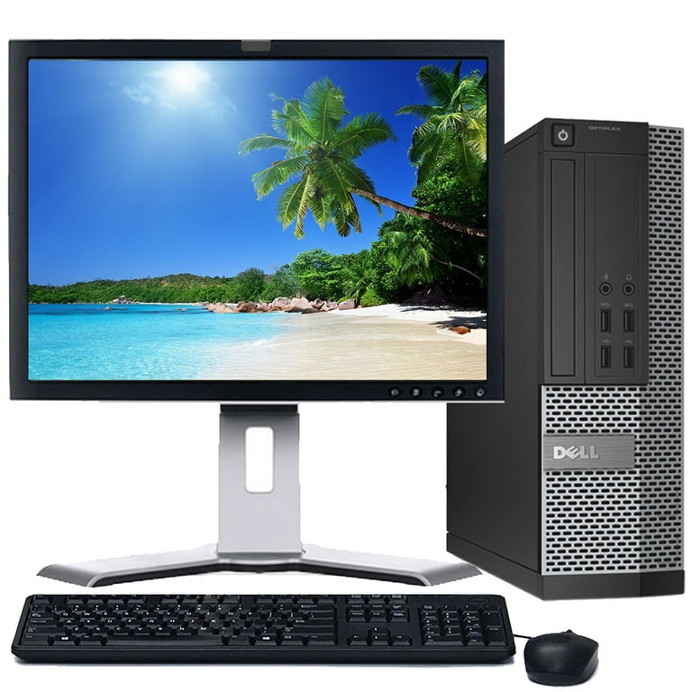 Restored Dell OptiPlex Desktop Small Form Computer Intel