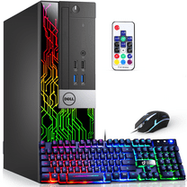 Restored Dell OptiPlex RGB Gaming Desktop Computer PC, Intel i5 Quad-Core 6th Gen. Processor, 8GB Ram, 512GB SSD, NVIDIA GT 1030 DDR5, RGB KB & Mouse, WiFi, Windows 11 Pro (Refurbished)