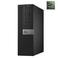 thumbnail image 1 of Restored Dell OptiPlex SFF Gaming PC | Intel Core i5 6th gen | 16GB RAM | 256GB SSD | Windows 10 | Nvidia GT 1050 Graphics | LED Keyboard and Mouse (Refurbished), 1 of 4