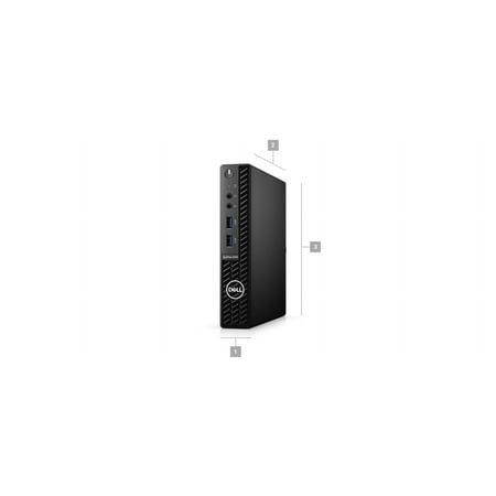 Restored Dell Optiplex 3000 3080 Micro Tower Desktop (2020) Core i3 - 256GB SSD - 16GB RAM 4 Cores 3.8 GHz - 10th Gen CPU (Refurbished)