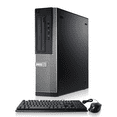 thumbnail image 1 of Restored Dell Optiplex 3010 Desktop Computer Intel Core i3 3220 16GB RAM 1TB DVD Windows 10 Professional PC, Free keyboard and Mouse, WiFi Adapter, Black (Refurbished), 1 of 5