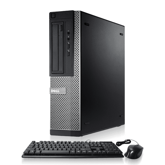 Dell Optiplex 3010 Desktop Computers, Intel Core i3, 16GB, 500GB, DVD, Black, N7202226 (Restored)