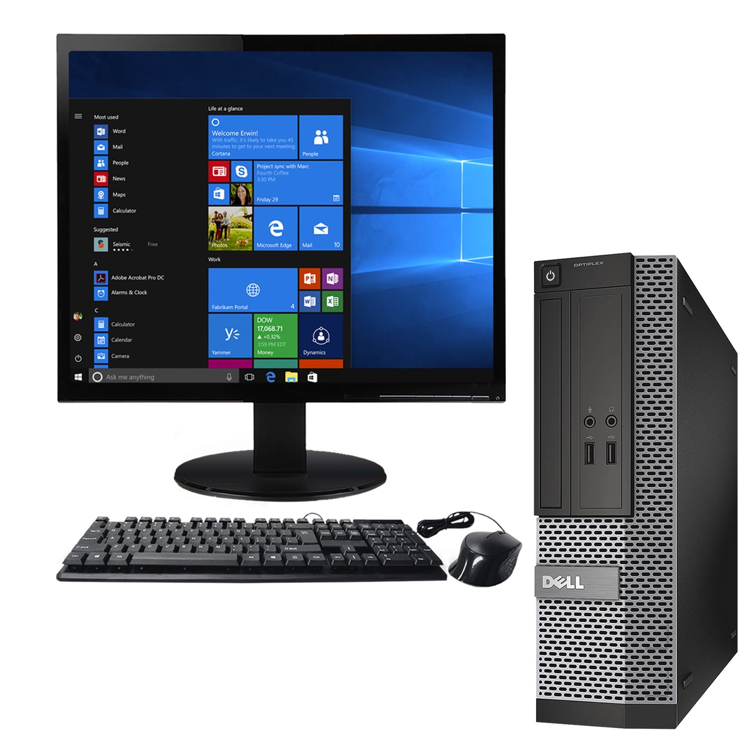 DELL Windows PC (CORE i3 4GB) Office有り Restored Dell Optiplex 3010 Desktop Computer Intel Core i3 3220