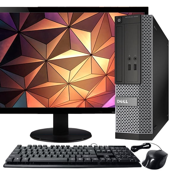 Restored Dell Optiplex 3020 SFF Computer Intel Core I5-4570 8GB DDR3 500GB WiFi USB 3.0 Displayport Windows 10 Home includes 22" LCD Monitor (Refurbished)