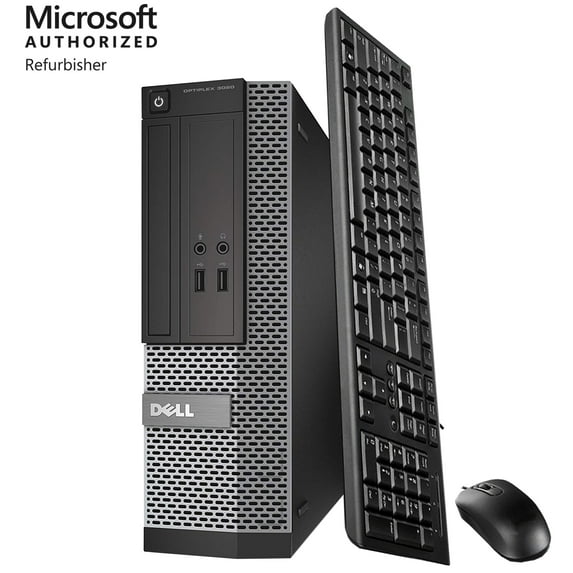 Restored Dell Optiplex 3020 SFF Computer PC i3-4130 Dual Core 3.4Ghz 8GB 2TB DVD WiFi Windows 10 Professional (Refurbished)