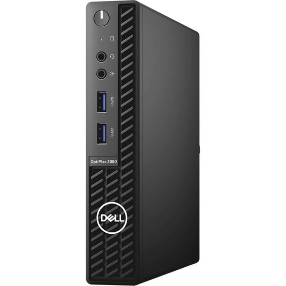 Restored Dell Optiplex 3080 Micro PC i5-10500T 2.3Ghz, 16GB DDR4, 256GB NVMe, WiFi, Win 11 Pro (Refurbished)