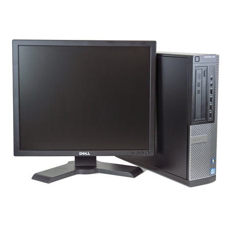 Restored Dell Optiplex 390 Desktop Core i3 3.1Ghz 4Gb 160Gb Windows 10 Home 64Bit 19" LCD Monitor (Refurbished)
