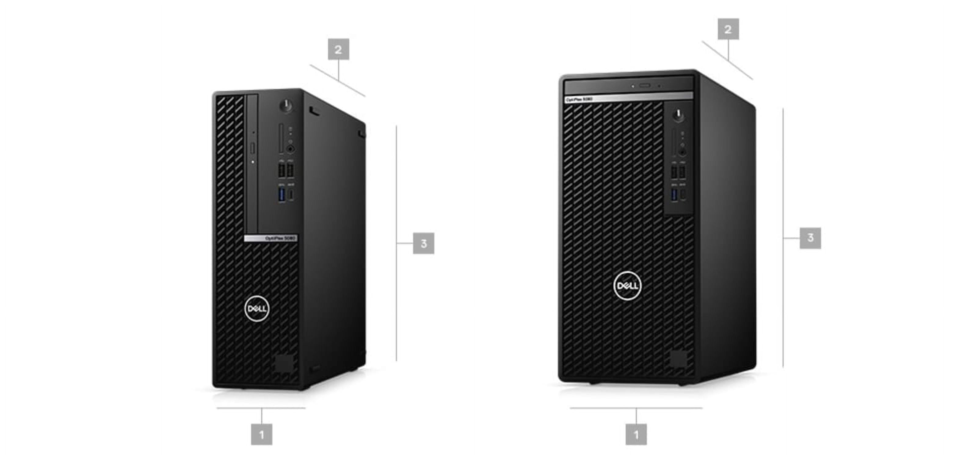 Restored Dell Optiplex 5000 5080 SFF Small Form Factor Desktop (2020