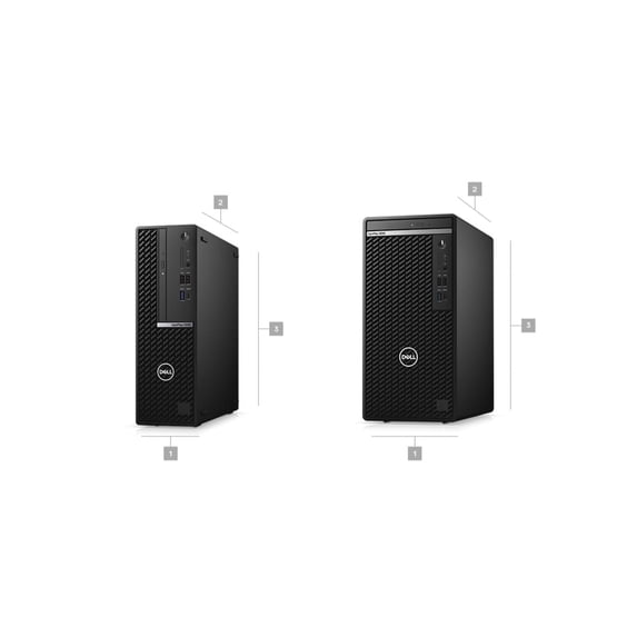 Restored Dell Optiplex 5000 5090 SFF Small Form Factor Desktop (2021) Core i5 - 1TB HDD - 8GB RAM 6 Cores @ 4.6 GHz - 10th Gen CPU (Refurbished)