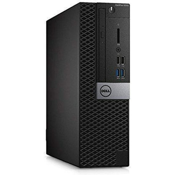 Restored Dell Optiplex 5050 SFF Desktop | Core i7 - 7700 - 512GB SSD Hard Drive - 16GB RAM | 4 cores @ 4.2 GHz Win 10 Pro Black (Refurbished)