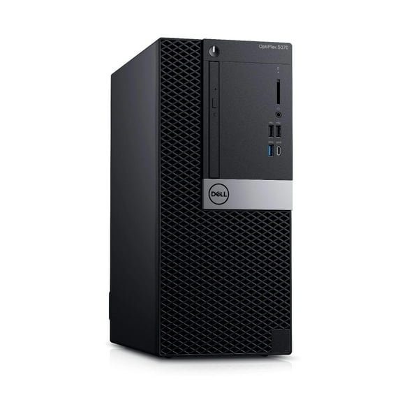 Restored Dell Optiplex 5070 SFF Small Form Factor Desktop | Core i5 - 9500 - 256GB SSD Hard Drive - 4GB RAM | 6 cores @ 4.4 GHz Win 10 Pro Black (Refurbished)