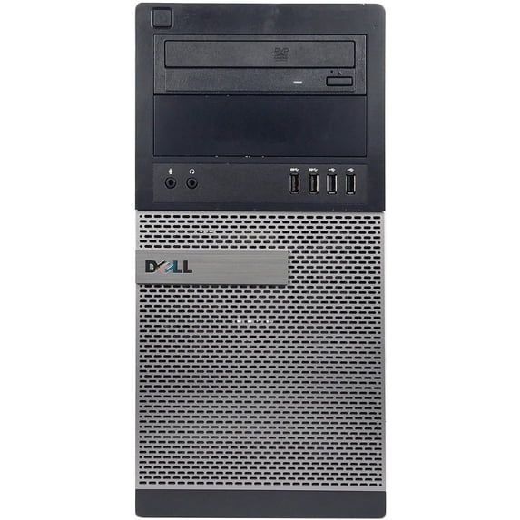 Restored Dell Optiplex 7010 Desktop Tower Computer, Intel Core i5, 16GB RAM, 2TB HD, DVD-RW, Windows 10 Professional, Black (Refurbished)