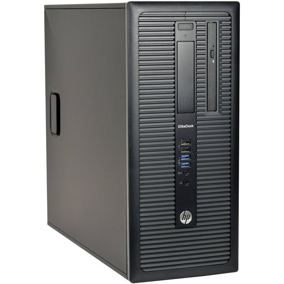 Restored Dell Optiplex 7010 Desktop Tower Computer, Intel Core i5, 8GB RAM, 240GB SSD, DVD-ROM, Windows 10 Professional, Black (Refurbished)
