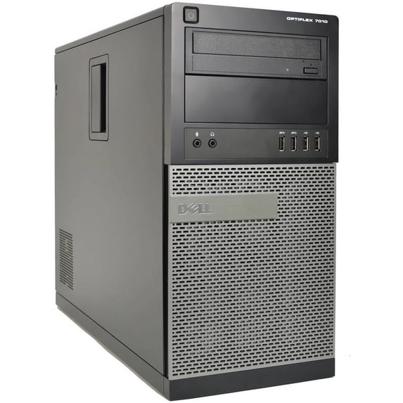Restored Dell Optiplex 7010 Desktop Towers Computer, Intel Core i5 - 3rd Generation, 8GB RAM, 1TB HD, Windows 10 Professional 64Bit, Black (Refurbished)