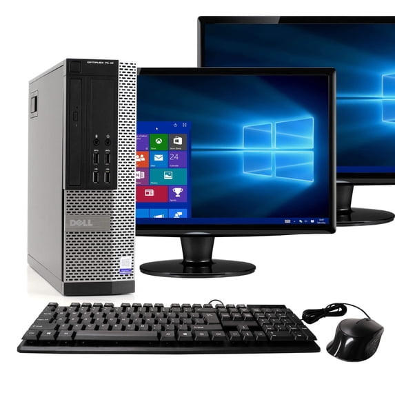 Restored Dell Optiplex 7020 Desktop PC, i5 Quad Core Gen 4, 16GB RAM, 1TB HDD, Windows 10 Pro 64bit (Refurbished)