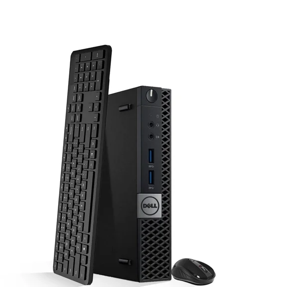 Restored Dell Optiplex 7050 Tiny Desktop PC | i5-6th Gen Processor | Intel UHD Graphics 530 | 8GB DDR4 RAM | 128GB SSD | WIFI | Keyboard & Mouse | Windows 11 Pro Computers Desktop Mini (Refurbished)